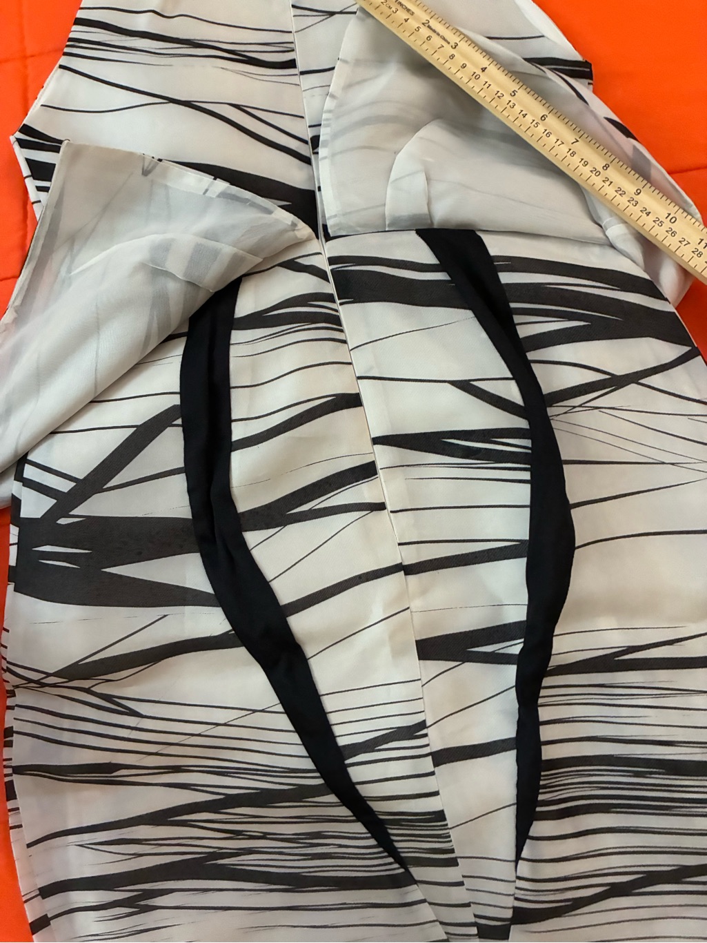 Manning Cartell Dress Womens 8 Irregular Stripe Silk Organdy Dress — image 6 of 7